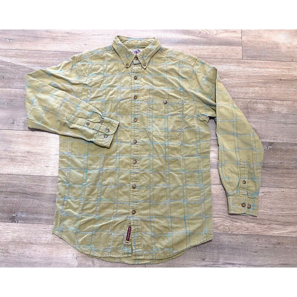 The Territory Ahead Mens M Long Sleeve Striped Vintage Button Up Shirt